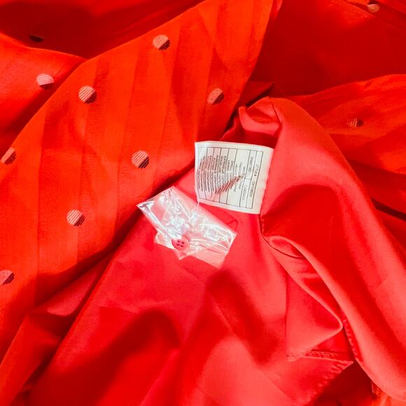 Cupcake And Cashmere Mulholland Surplice Neck Dress Size S Small Red Multi - Picture 5 of 9